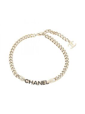 Chanel Choker CC Logo Necklace